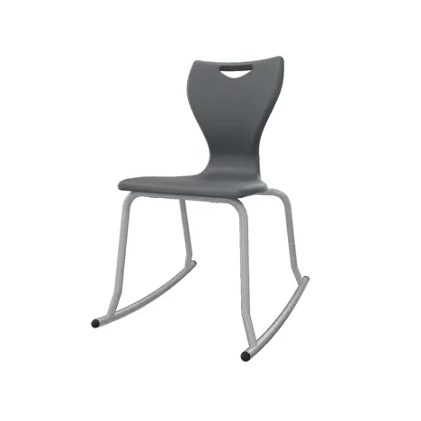 En Rock Educational Chair - Size 5 - Grey Frame - Night Grey